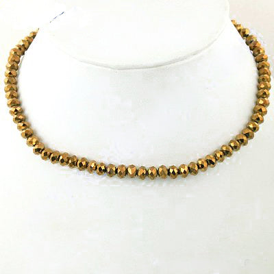 gold plating Beaded Necklace | Fashion Jewelry for Women | Gift Idea