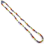 Load image into Gallery viewer, Multi-Gemstone Bead Necklace | Women's Colorful Jewelry
