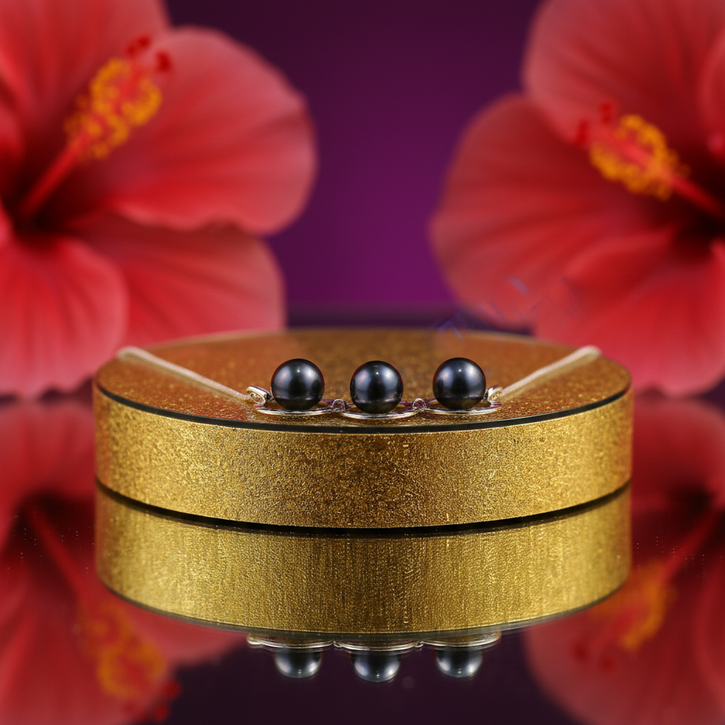 925 silver black pearl pendant necklace for women | gift