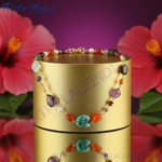 Load image into Gallery viewer, Gemstone Beaded Necklace | Colorful Semi-Precious Stone Necklace
