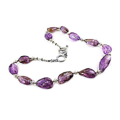 Amethyst Gemstone Necklace for Women | Sterling Silver Jewelry