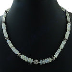Load image into Gallery viewer, Moonstone Bead Necklace for Women | Silver Beaded Jewelry Gift
