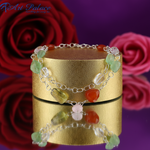 Load image into Gallery viewer, Gemstone Beaded Necklace | Sterling Silver Chain | Women&#39;s Fashion
