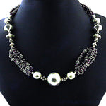 Load image into Gallery viewer, Beaded Silver Necklace | Fashion Jewelry | For Women
