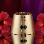 Load image into Gallery viewer, Black Onyx &amp; Red Agate Lariat Necklace for Women | Statement Jewelry
