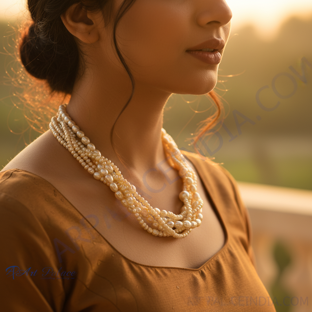 Multi-Strand Pearl Necklace | Women's Fashion Jewelry Gift