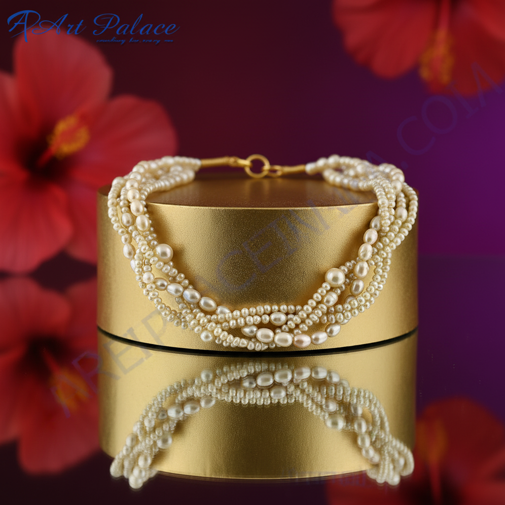 Multi-Strand Pearl Necklace | Women's Fashion Jewelry Gift