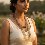 Load image into Gallery viewer, Smoky Quartz Bead Necklace | Women&#39;s Semi-Precious Stone Jewelry
