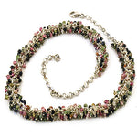 Load image into Gallery viewer, 925 Silver Tourmaline Bead Necklace | Gemstone Jewelry for Women
