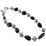 Load image into Gallery viewer, 925 Silver Black Onyx Bead Bracelet for Women | Gift Jewelry
