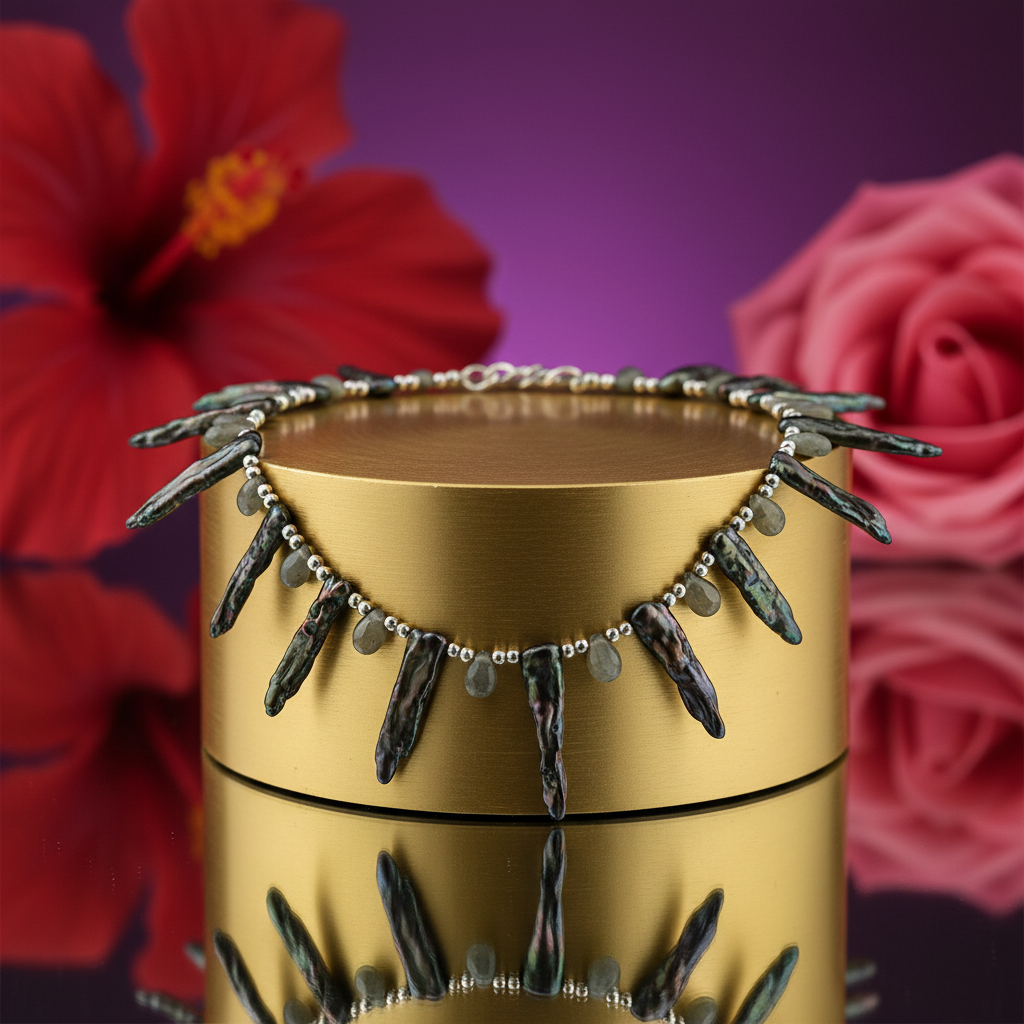 Pearl Necklace - Natural Pearl Necklace - Unique Jewelry