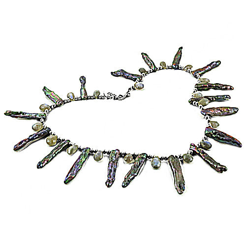 Pearl Necklace - Natural Pearl Necklace - Unique Jewelry