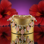 Load image into Gallery viewer, Silver Rose Quartz Gemstone Necklace for Women | Fashion Jewelry
