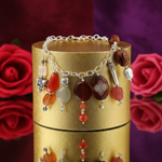 Load image into Gallery viewer, Silver Gemstone Bead Necklace for Women | Statement Jewelry
