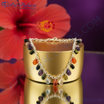 Load image into Gallery viewer, 925 Silver Multi-Gemstone Teardrop Necklace for Women
