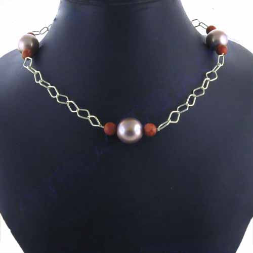 Pearl Chain Necklace | Fashion Jewelry Gift for Women