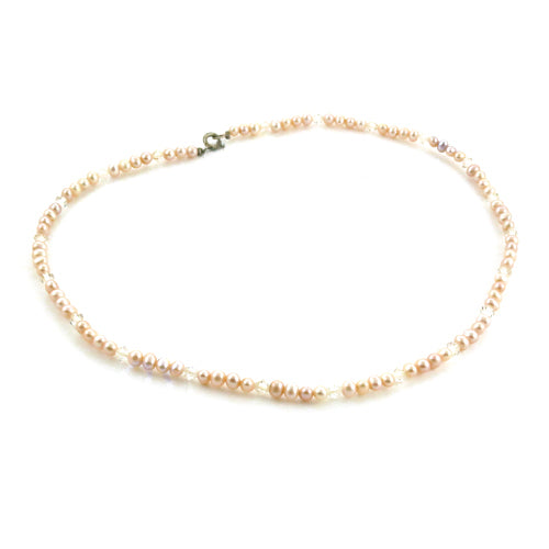 Beige Freshwater Pearl Choker Necklace for Women | Gift Jewelry