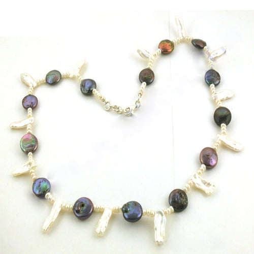 Pearl Necklace with Silver Clasp | Women's Jewelry | Gift