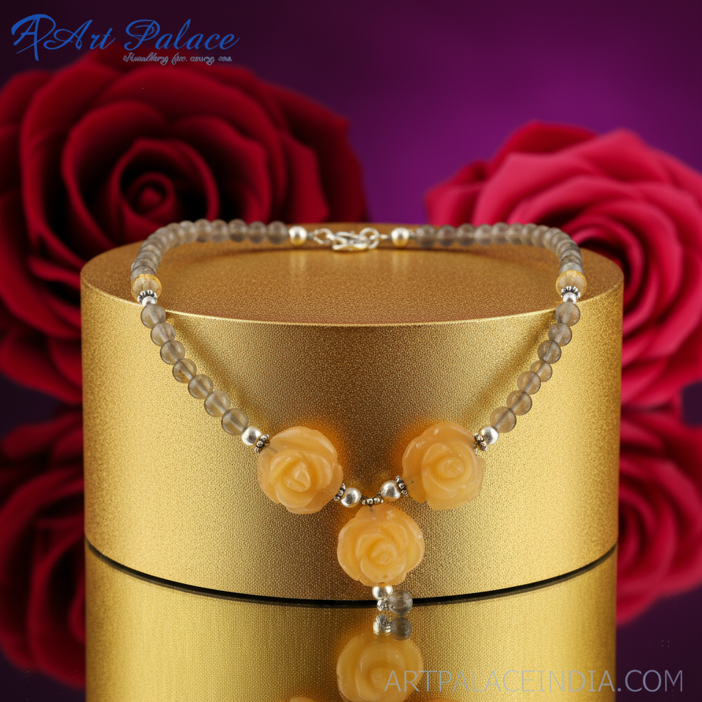 Gemstone beaded necklace for women | fashion jewelry gift