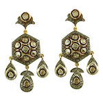 Load image into Gallery viewer, Vintage Diamond Earrings | Gold plating Plated | Women's Jewelry
