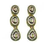 Load image into Gallery viewer, gold plating Teardrop Earrings with Diamonds for Women | Fine Jewelry
