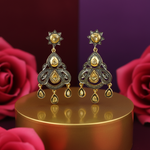Load image into Gallery viewer, gold plating Teardrop Chandelier Earrings for Women | Dangle Earrings
