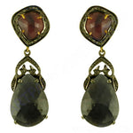 Load image into Gallery viewer, Sapphire &amp; Ruby Drop Earrings for Women | Statement Jewelry
