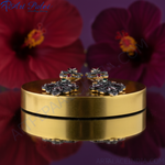 Load image into Gallery viewer, Vintage Ruby Emerald Diamond Earrings | Dangle Earrings for Women
