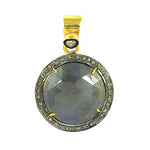 Load image into Gallery viewer, Sapphire &amp; Diamond Pendant for Women | Daily Wear Necklace
