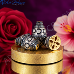 Load image into Gallery viewer, Beaded Silver Pendant Charms | Diamond Encrusted Jewelry
