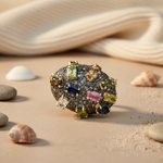 Load image into Gallery viewer, Gemstone Cocktail Ring | Multi-Stone Ring for Women
