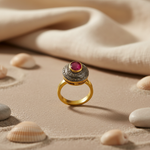 Load image into Gallery viewer, gold plating Ruby Ring for Women | Gemstone Jewelry | Gift
