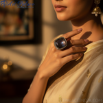 Load image into Gallery viewer, Sapphire &amp; Diamond Ring for Women | Square Cut Halo Ring
