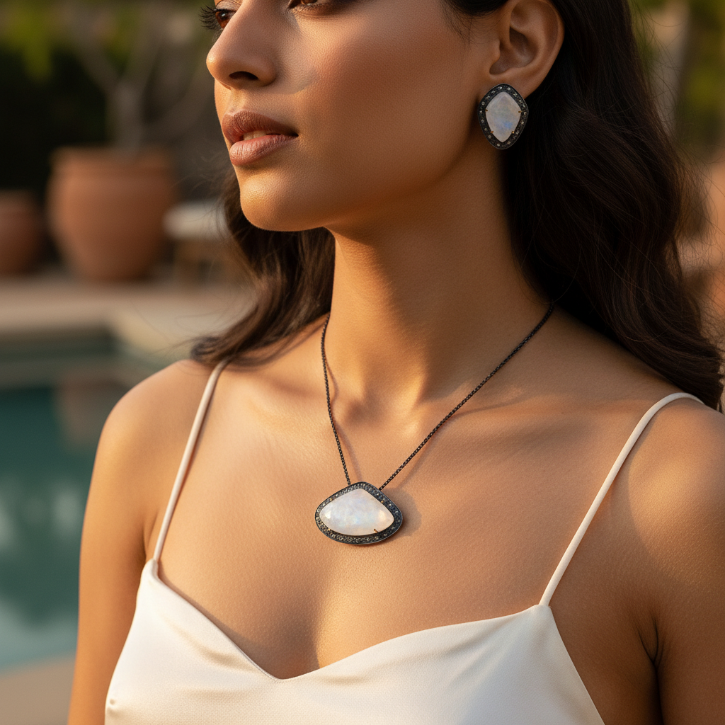 Pave Diamond & Mother of Pearl Ring | Luxury Jewelry for Women