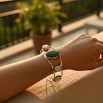 Load image into Gallery viewer, 925 Sterling Silver Gemstone Cuff Bracelet for Women
