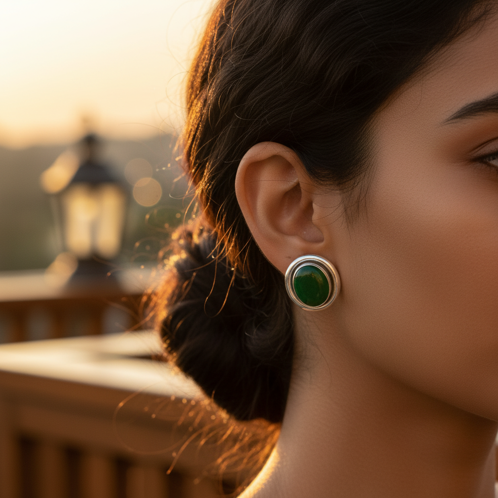 925 Silver Jade Ring for Women | Gemstone Jewelry Gift