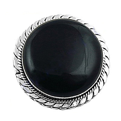 925 Silver Black Onyx Ring for Women | Statement Jewelry