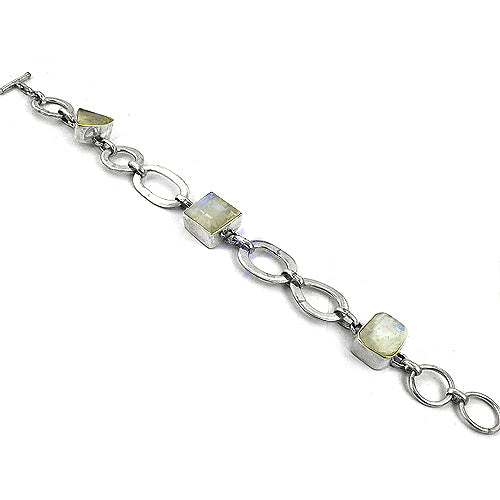 925 Silver Moonstone Bracelet for Women | Statement Jewelry