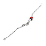 Load image into Gallery viewer, Silver Spiral Pendant Necklace | Modern Design | Gift for Her
