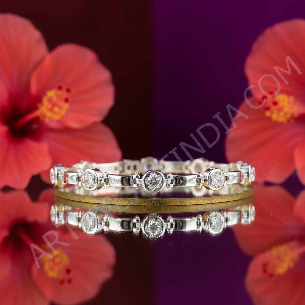 925 silver cubic zirconia bracelet | women's jewelry | gift