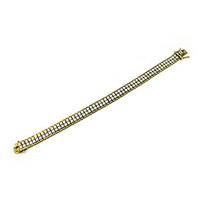 gold plating Crystal Bracelet for Women | Party Wear | Gift