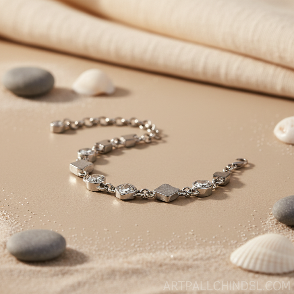 Silver Cubic Zirconia Bracelet | For Women | Fashion Jewelry