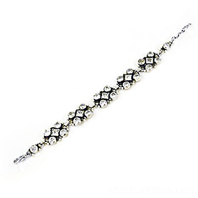 Silver Cubic Zirconia Bracelet for Women | Party Wear Jewelry