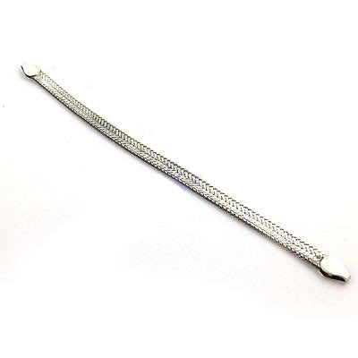 Silver Herringbone Bracelet for Women | Sterling Silver Jewelry