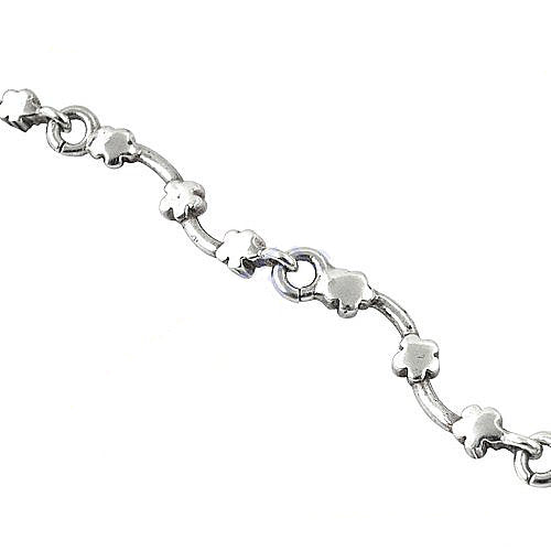 925 Sterling Silver Flower Anklet for Women | Delicate Jewelry