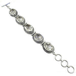 Load image into Gallery viewer, 925 Silver Quartz Bracelet for Women | Oval Gemstone Jewelry
