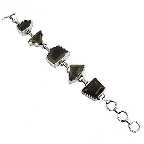 Smoky Quartz Bracelet | 925 Sterling Silver | Women's Jewelry