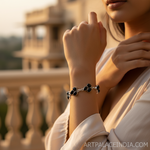 Load image into Gallery viewer, 925 Silver Black Onyx Bracelet for Women | Daily Wear Jewelry
