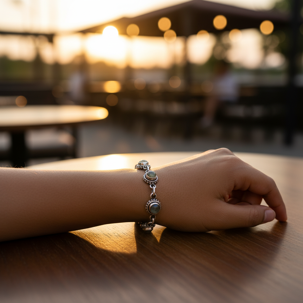 925 silver gemstone bracelet for women | everyday jewelry