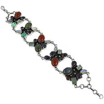 Load image into Gallery viewer, 925 Silver Multi-Gemstone Bracelet for Women | Statement Jewelry
